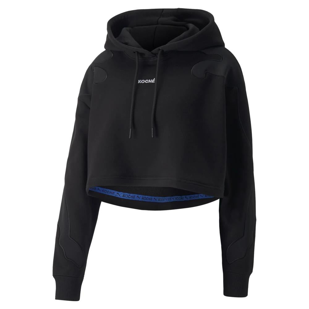 Puma Sweater Ladies X Koche Hooide Cropped Black
